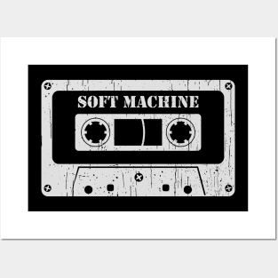 Soft Machine - Vintage Cassette White Posters and Art